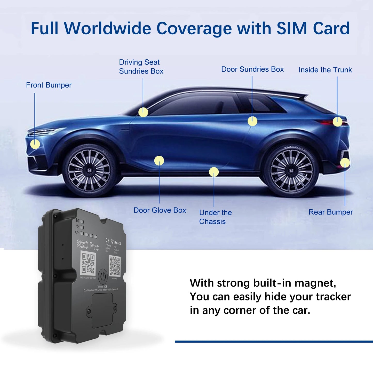 4G GPS Vehicle Tracker – 30-Day Real-Time Tracking