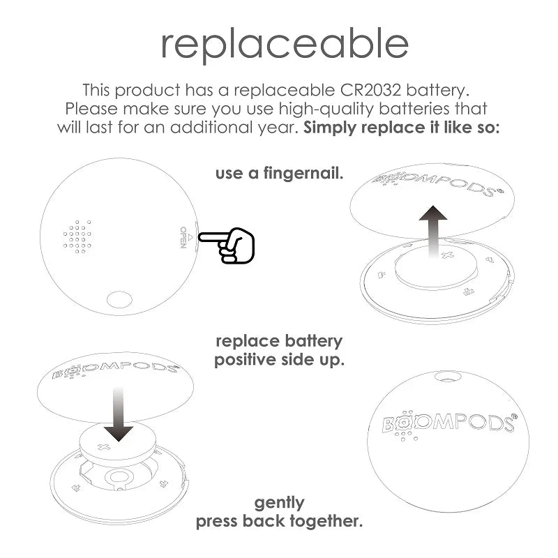 Mini Bluetooth GPS Tracker – Smart Finder for iOS/Android
