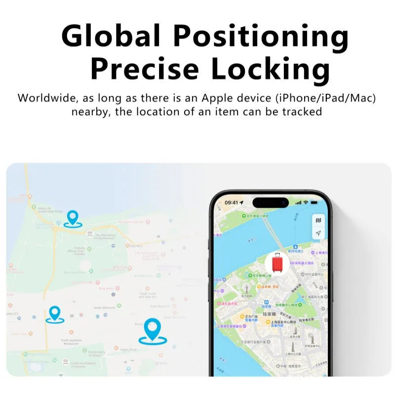Global GPS Mini Smart Cat Tracker Anti-lost Key Finder
