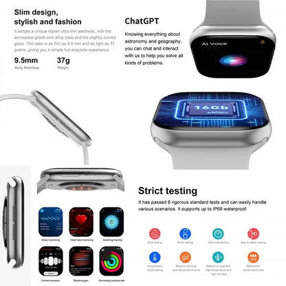 2025 New For Apple GPS Watch 10 Smart Watch Men HD