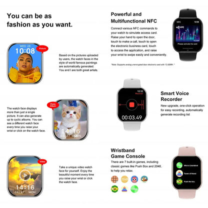 2025 New For Apple GPS Watch 10 Smart Watch Men HD