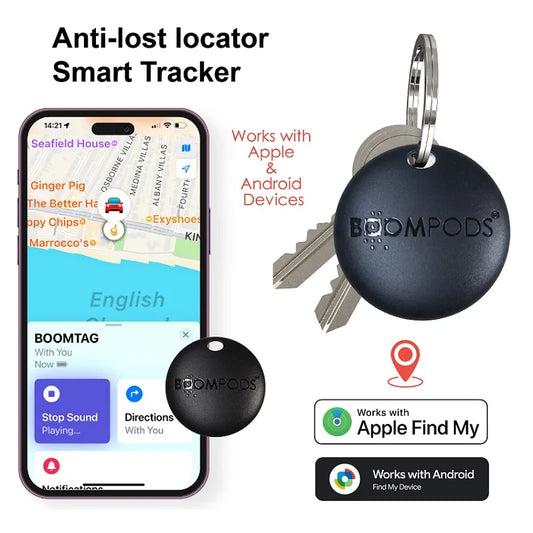Mini Bluetooth GPS Tracker – Smart Finder for iOS/Android
