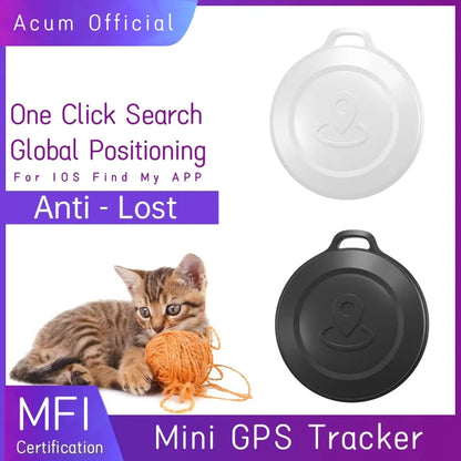 Global GPS Mini Smart Cat Tracker Anti-lost Key Finder