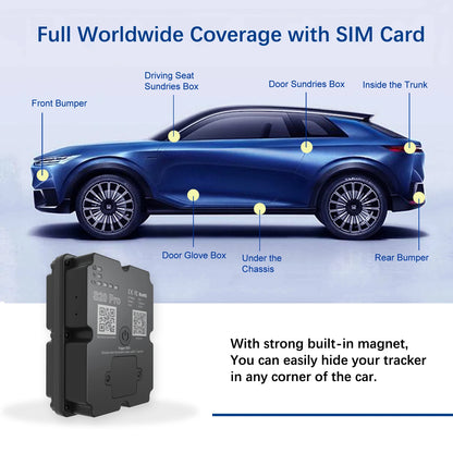 4G GPS Vehicle Tracker – 30-Day Real-Time Tracking