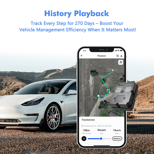 4G GPS Vehicle Tracker – 30-Day Real-Time Tracking