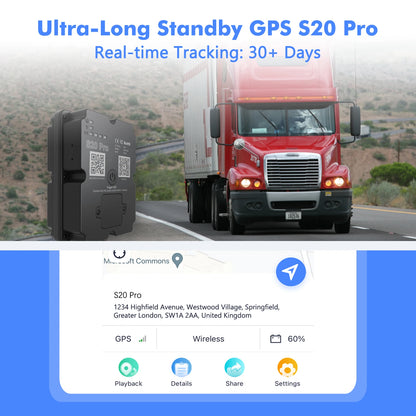 4G GPS Vehicle Tracker – 30-Day Real-Time Tracking