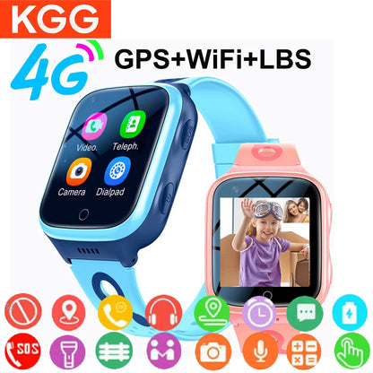4G Smart Watch Kids GPS WiFi 1000mAh Video Call Tracker