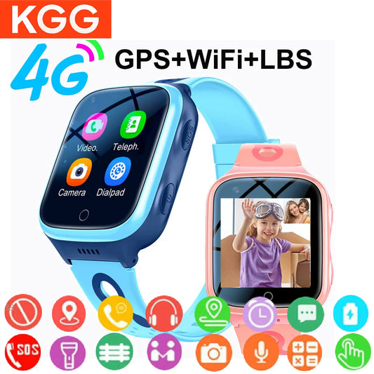 4G Smart Watch Kids GPS WiFi 1000mAh Video Call Tracker